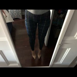 Plaid tights